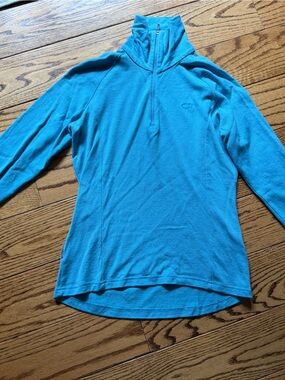 Ice breaker 100% wool quarter zip